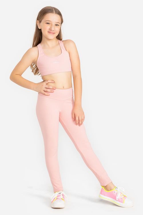 Calça Legging Pro Perfomance Infantil - Rosa Forte