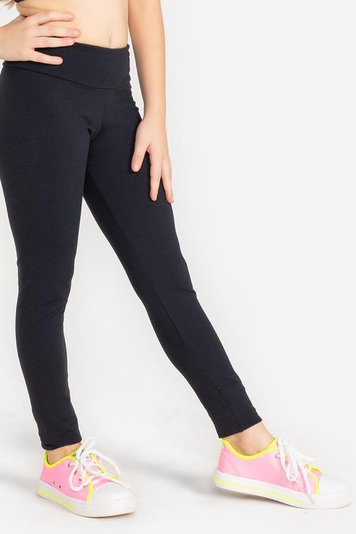 Calça Legging Pro Perfomance Infantil - Preto