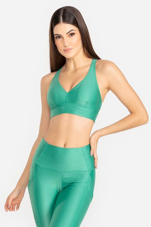 Top Comfort Energy com Bojo Removível - Sálvia