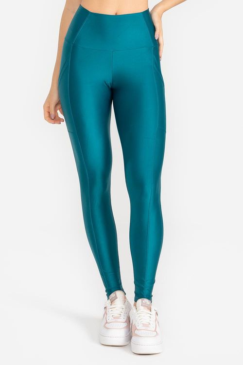 Calça Legging Comfort Fit Energy com Bolsos - Marítimo