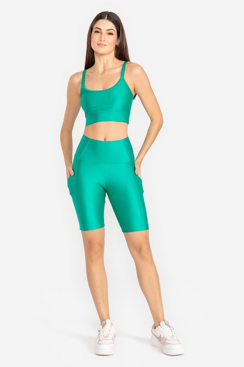 Bermuda Energy com Bolsos - Malaquita