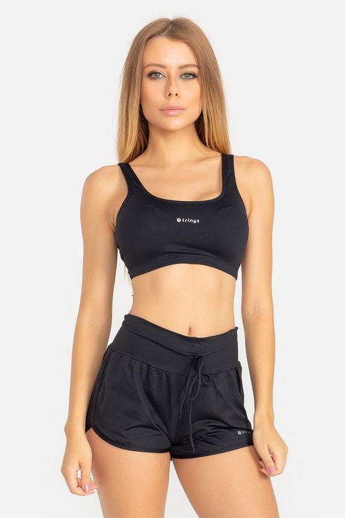Top Soft Touch Essential Com Bojo - Preto
