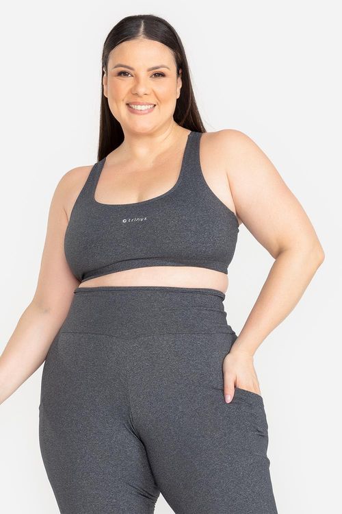 Top Plus Essential High Compression - Mescla Preto