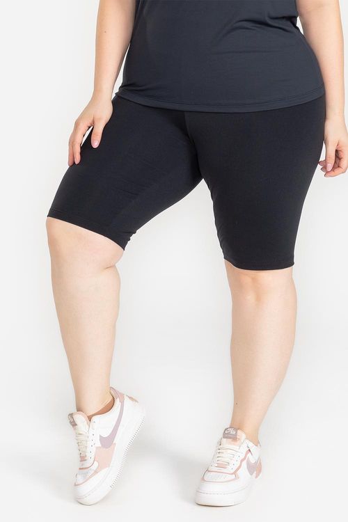 Bermuda Essential Plus High Compression - Preto