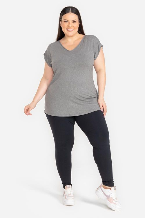 Calça Legging Plus Essential High Compression - Preto