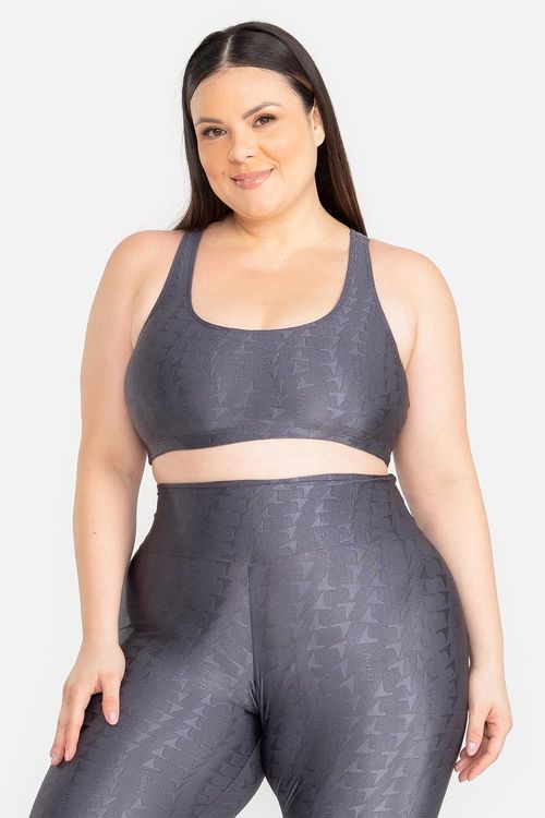 Top Plus Jacquard ID - Chumbo