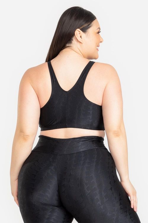 Top Plus Jacquard ID - Preto