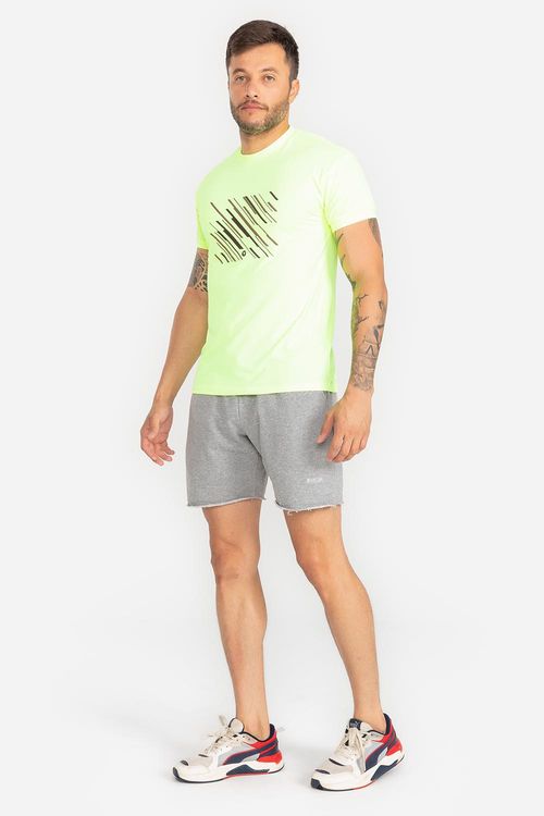 Bermuda Masculina Essential Comfy Fleece VERÃO24 - Mescla Claro