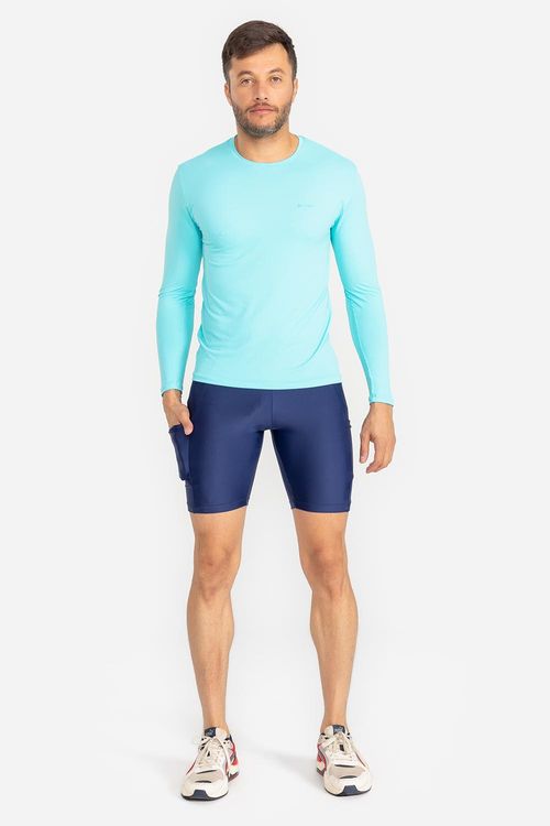 Bermuda de Aquecimento com Bolso Masculina VERÃO24  - Marinho