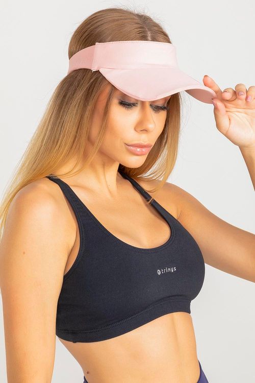 Viseira com Elástico - Rosa Romântico