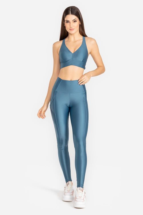 Calça Legging Comfort Fit Energy com Bolsos - Jazz