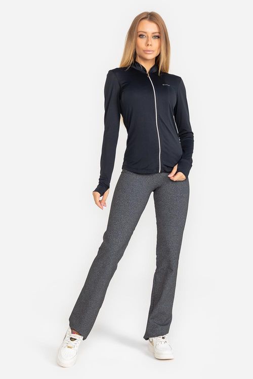 Calça Sequinha Essential Flex - Mescla Preto