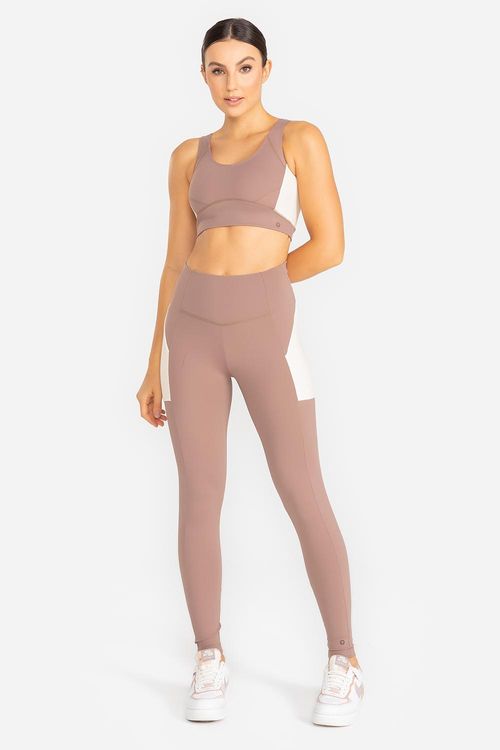 Legging Emana Ribbed VERÃO24 - Nut