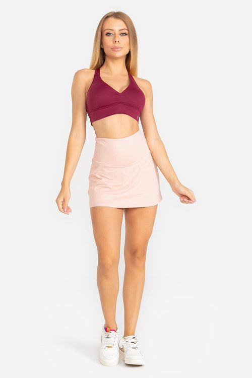 Saia-Shorts Soft Touch Essential VERÃO24 - Rosa Forte