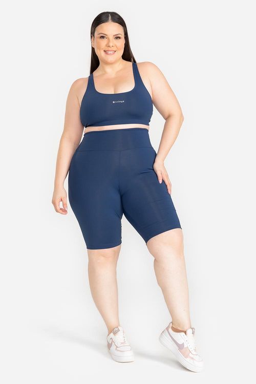 Bermuda Plus Essential Flex - Marinho