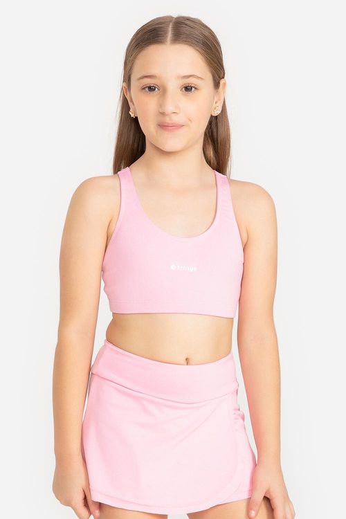 Top Essential Infantil - Rosa Forte