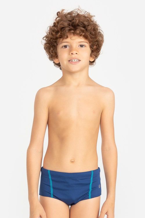 Sunga Infantil Contraste - Marinho
