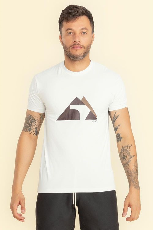 Camiseta Altitude Masculina A.V.25 - Branco