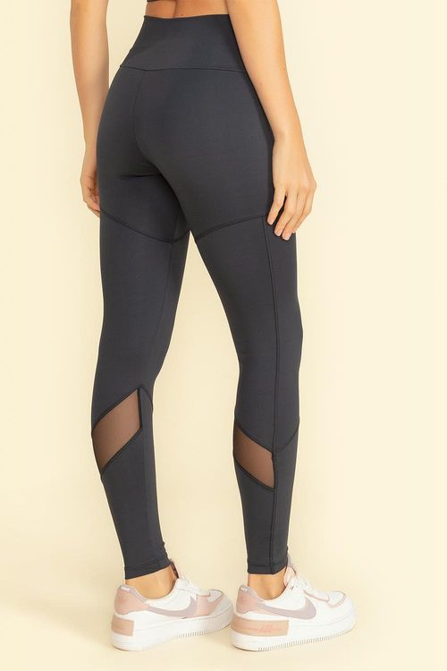 Calça Legging High Compression Air Emana® A.V.25 - Preto