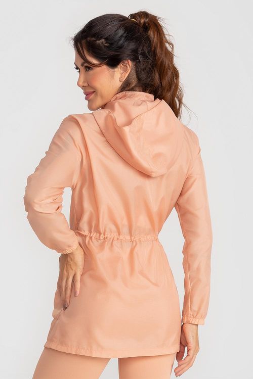 Parka Hidro Tech Ajustável com Capuz - Peônia