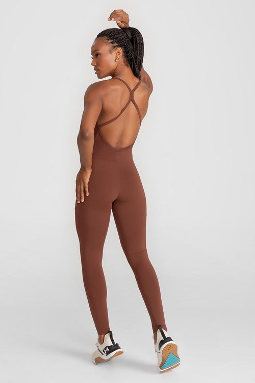 Macacão Impact Cross INVERNO25 - Cacau