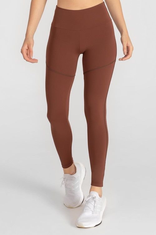 Calça Legging Impact com Recorte - Cacau