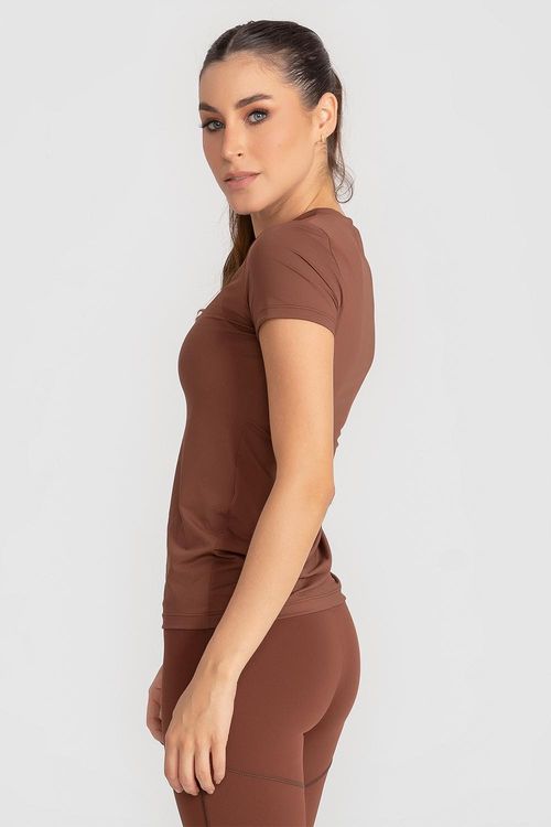 T-Shirt Neutral Calla - Cacau