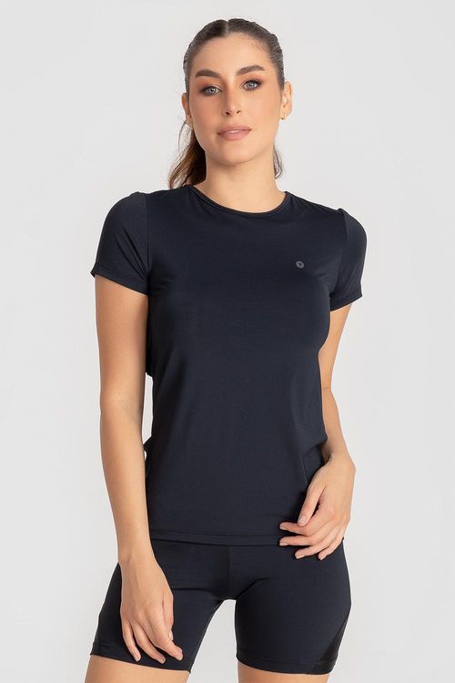Camiseta Freedom com Sobreposição - Preto