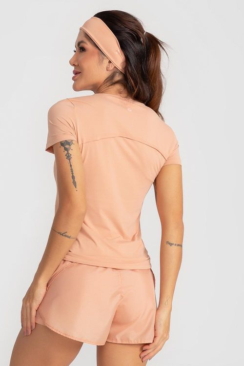 T-Shirt Freedom Drape - Peônia