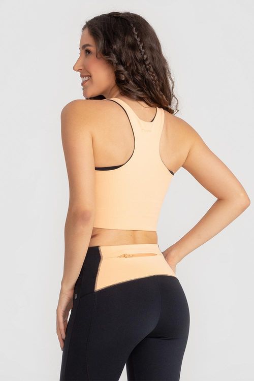 Top Dupla Face High Compression - Preto/ Refresh