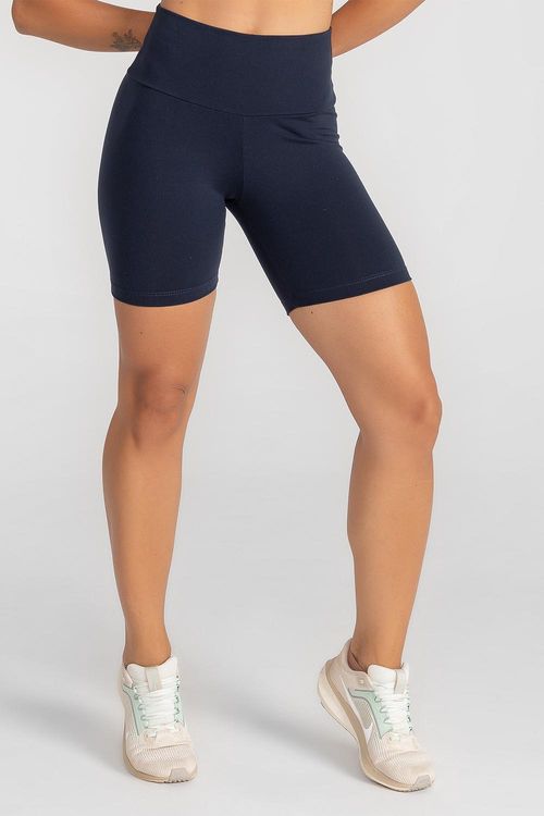 Shorts Intermediário Essential High Compression - Marinho Ebony