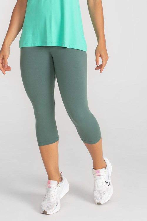 Calça Corsário Essential High Compression - Herb