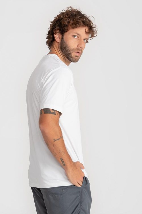 T-Shirt Eco Active Trinys ID Masculina - Branco
