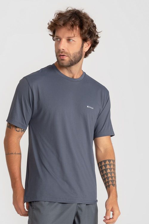 T-Shirt Eco Active Trinys ID Masculina - Chumbo