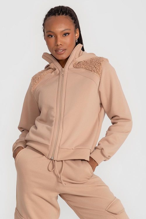 Jaqueta Comfy Sherpa - Nut