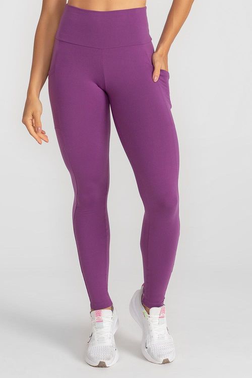 Calça Legging High Compression Essential Com Bolso - Figo