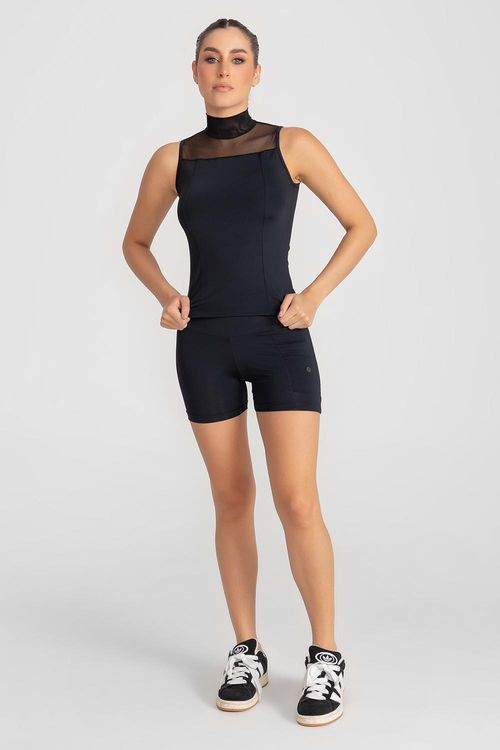 Shorts Cover Neo com Bolsos Funcionais - Preto