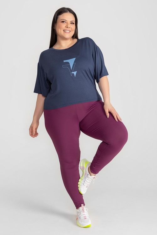 Calça Legging Plus Essential Flex - Malbec