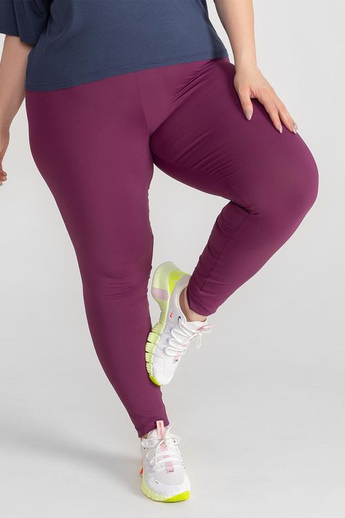Calça Legging Plus Essential Flex - Malbec
