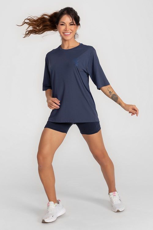 Shorts High Compression 4 Pockets - Marinho Ebony