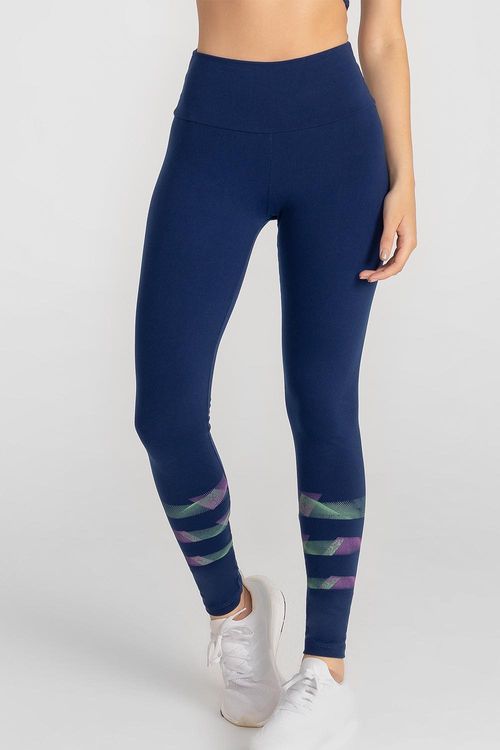 Calça Legging High Compression Motion - Marinho