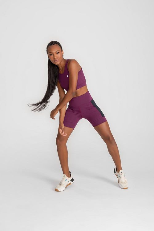 Top Flex Run Ajustável com Bojo Removível - Malbec