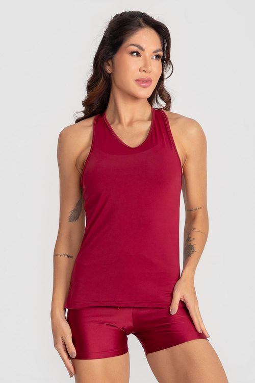 Blusa Freedom Nadador - Cranberry