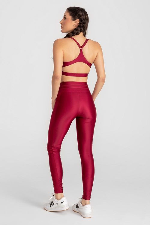 Calça Legging Energy String - Cranberry