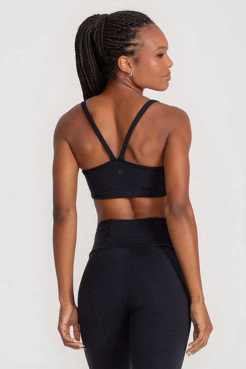 Top High Compression com Bojo Removível - Preto