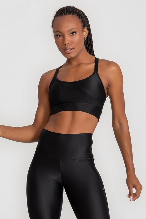 Top Energy Ajustável com Bojo Removível - Preto