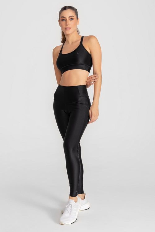 Calça Legging Energy com Minibolso - Preto