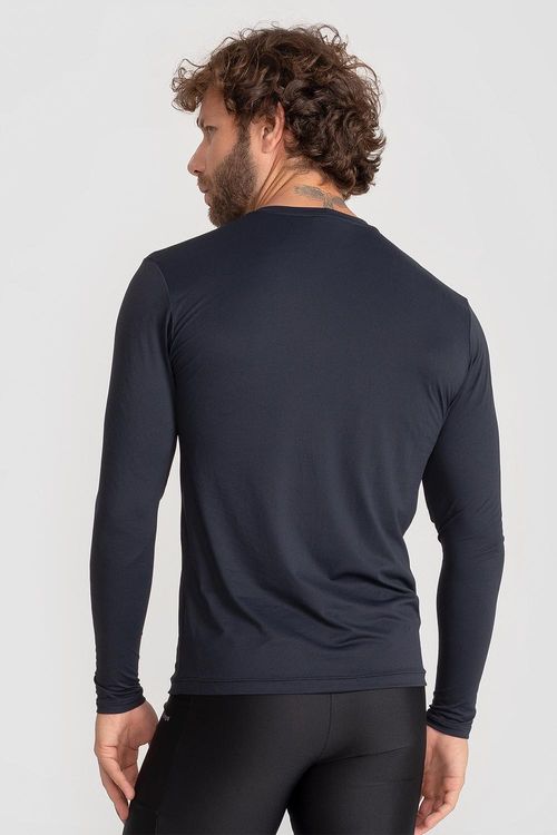 Blusa M/L com Refletivo ID Masculina - Preto