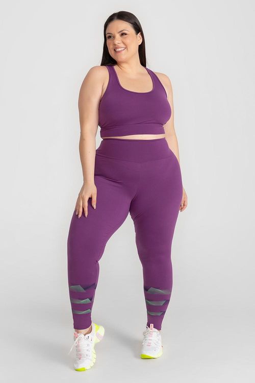 Calça Legging Plus High Compression Motion - Figo