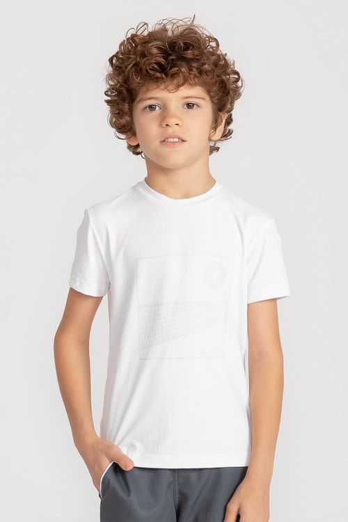 T-Shirt Eco Dry Match Point INF - Branco